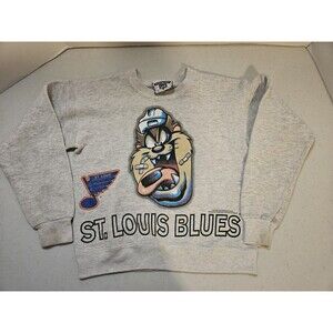 Vintage St Louis Blues Taz M Sweatshirt Lee Heavyweight 1994 Hockey Made In USA